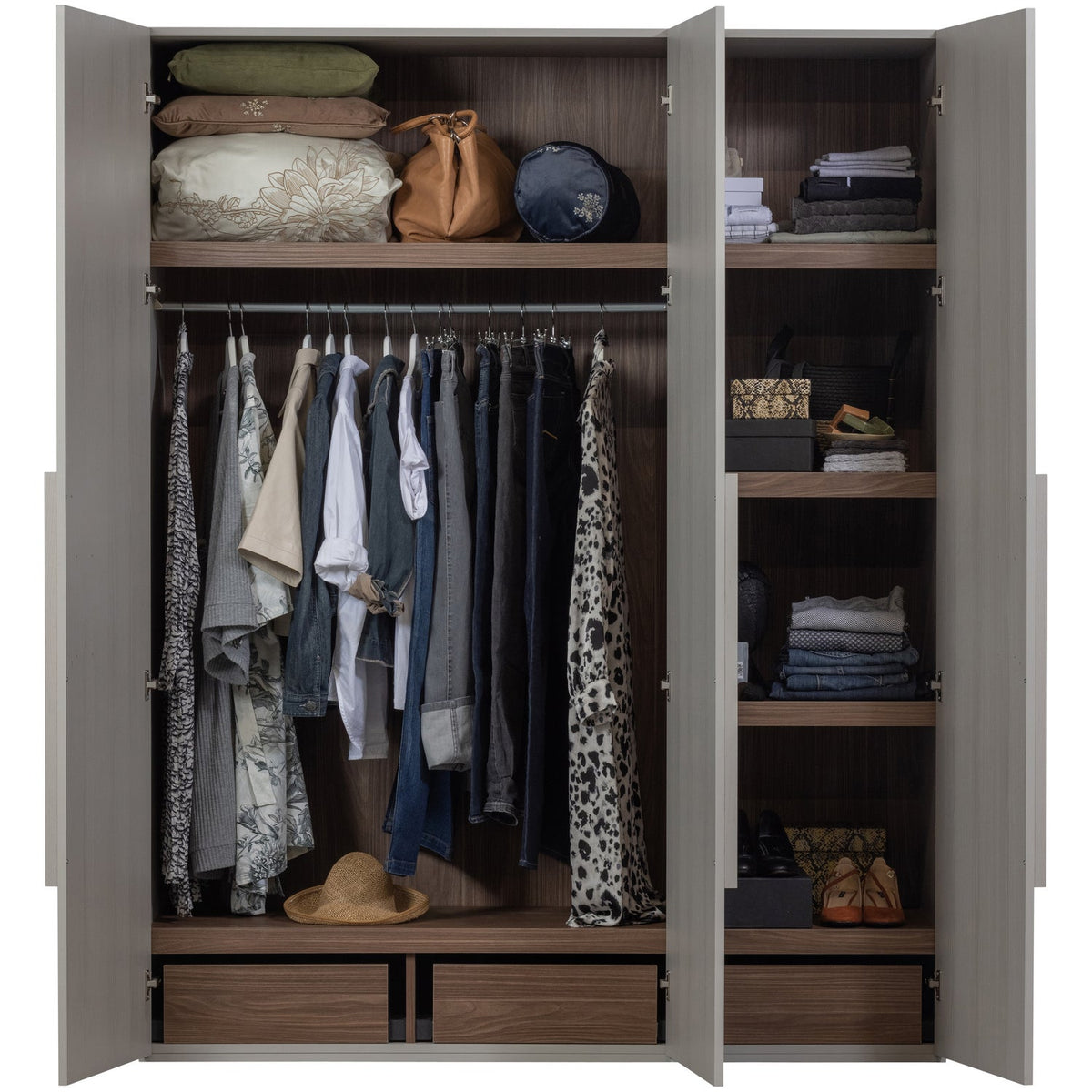 WOOOD Rens kast Pebble Grey