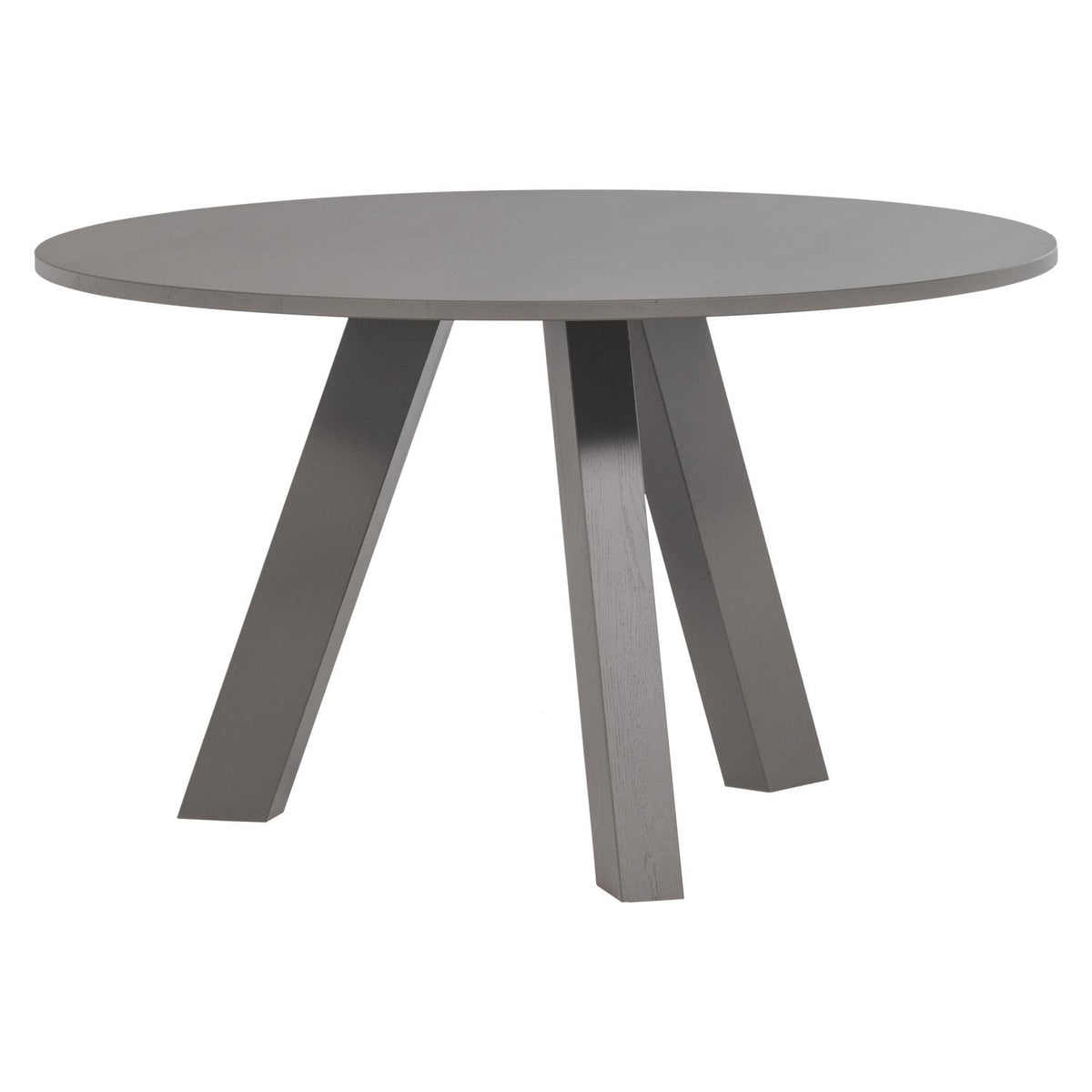 WOOOD Rhonda eettafel Ø129 cm Warmgrijs