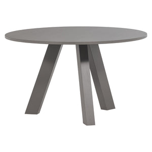 WOOOD Rhonda eettafel Ø129 cm Warmgrijs