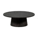 WOOOD Maan salontafel Ø100 cm Donkerbruin