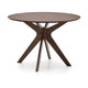 Kave Home Naanim eettafel rond Ø100 cm Donkerbruin