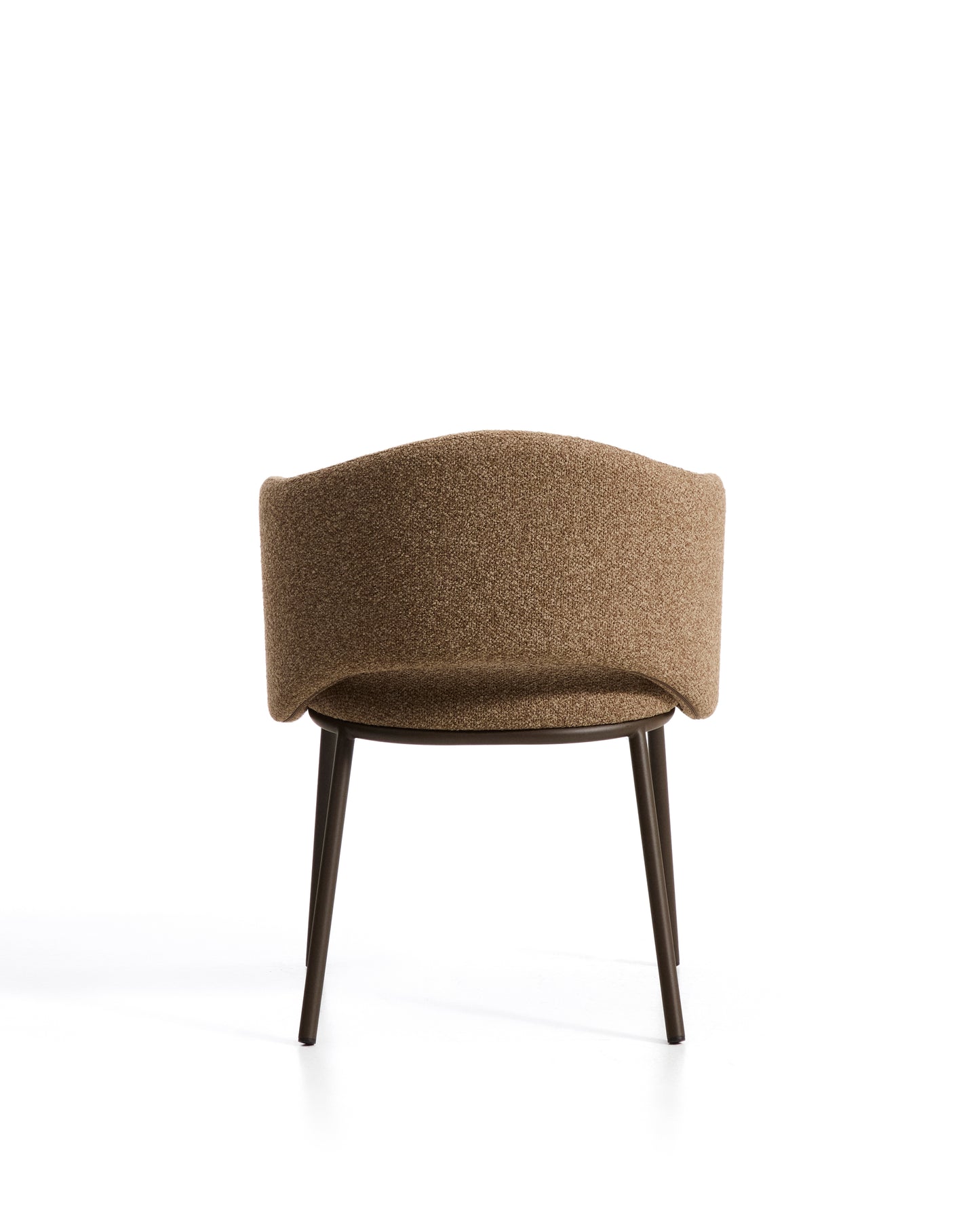 Kave Home Maina eetkamerstoel chenille Brown