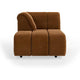 HKliving Wave bank left divan Royal Velvet Caramel