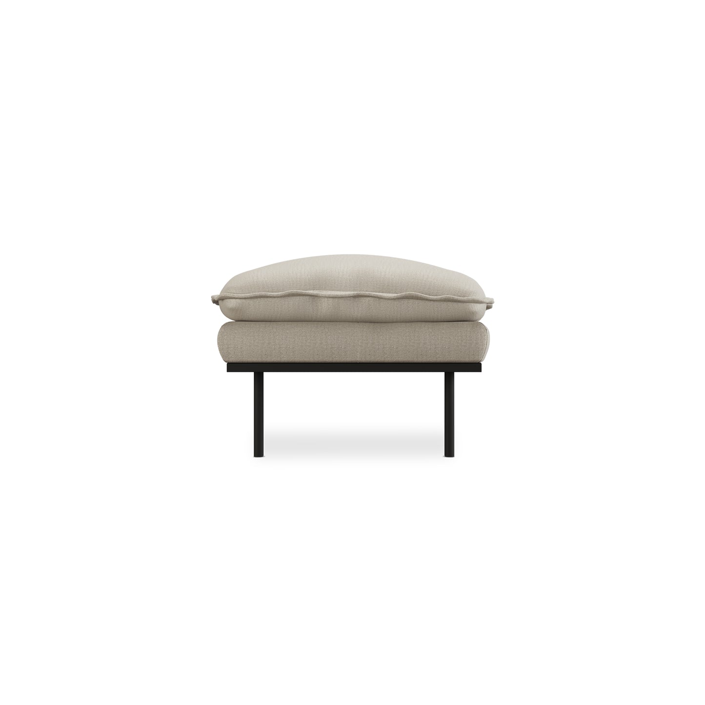 HKliving Retro hocker Pure Ivory