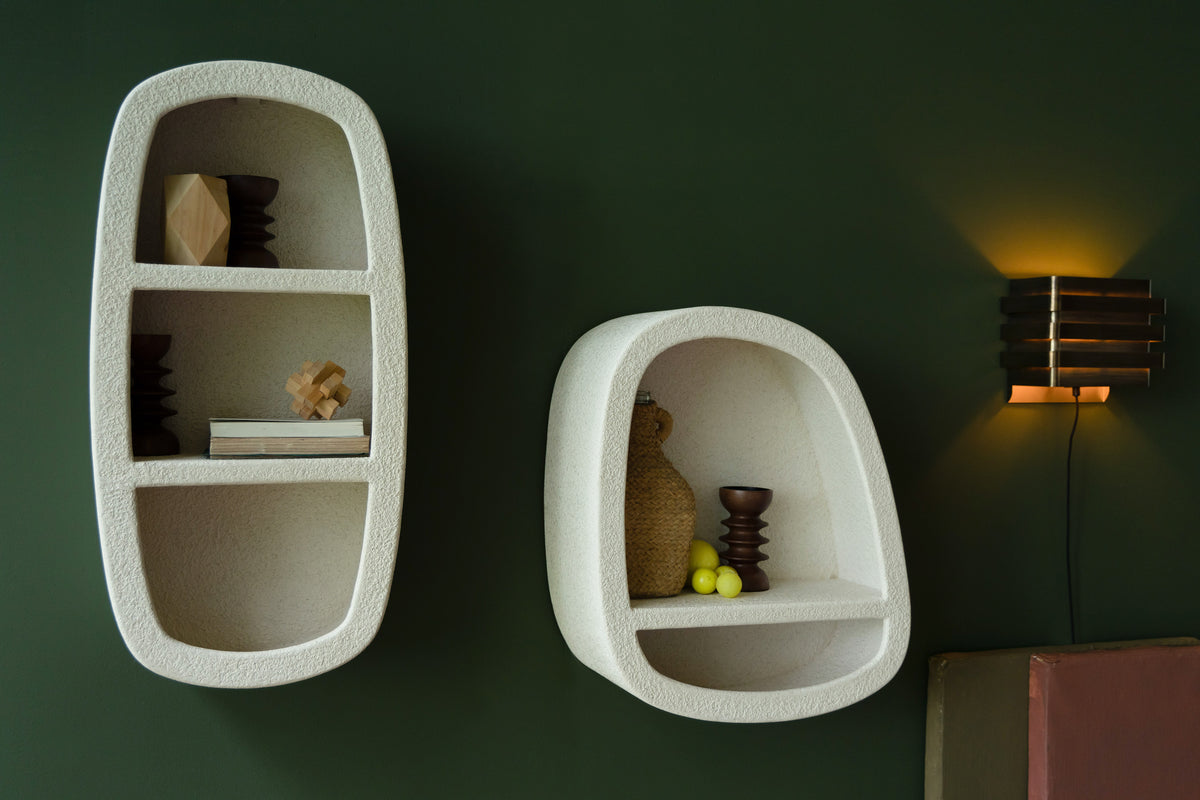 Dutchbone Veda wandkast 1 plank Beige
