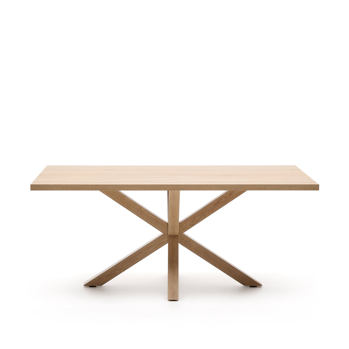 Kave Home Argo eettafel rechthoek 180x100 cm Natural/Natural