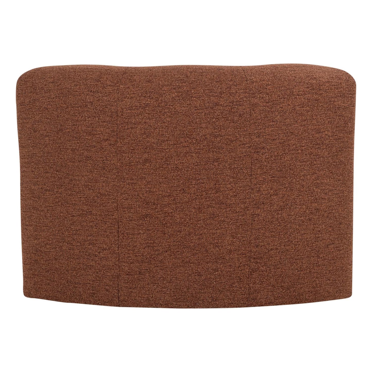 WOOOD Mojo Base eetbank hoek met rugleuning bouclé Roestbruin