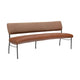 Bree's New World Arc ronde eetkamerbank 200 cm duo Cognac