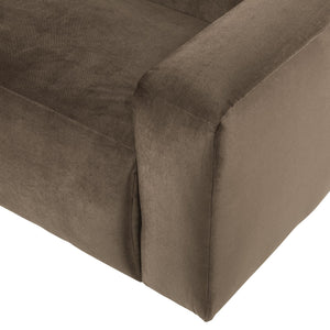 WOOOD Mojo Base 2-zits bank arm rechts velvet Taupe
