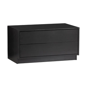 WOOOD Finca tv-meubel 75 cm Diepzwart