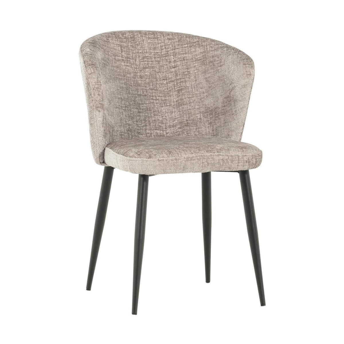 WOOOD Luse eetkamerstoel velvet Beige