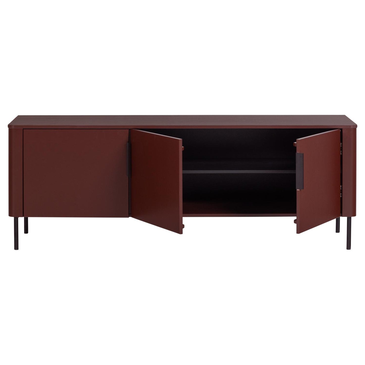 WOOOD Gunnar tv-meubel 154 cm Bordeauxrood