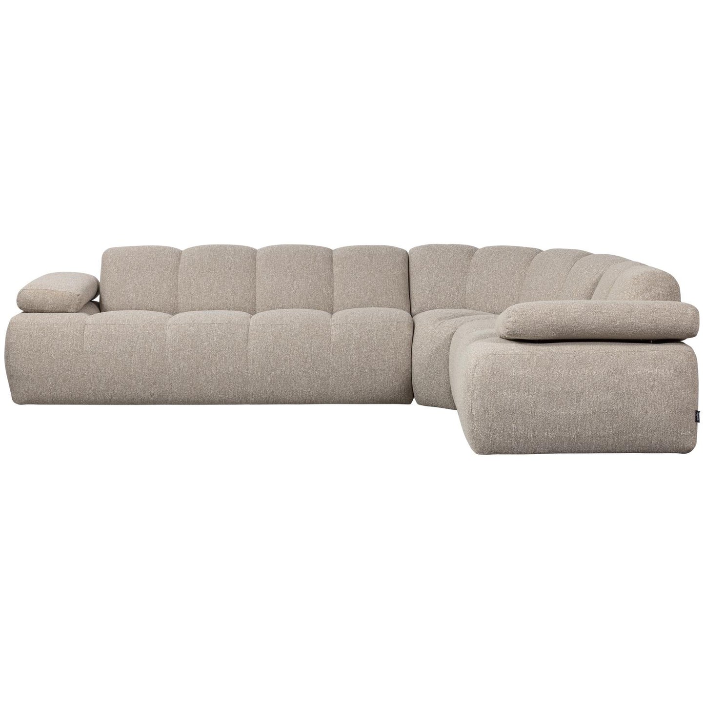 WOOOD Mojo hoekbank rechts bouclé Beige Melange