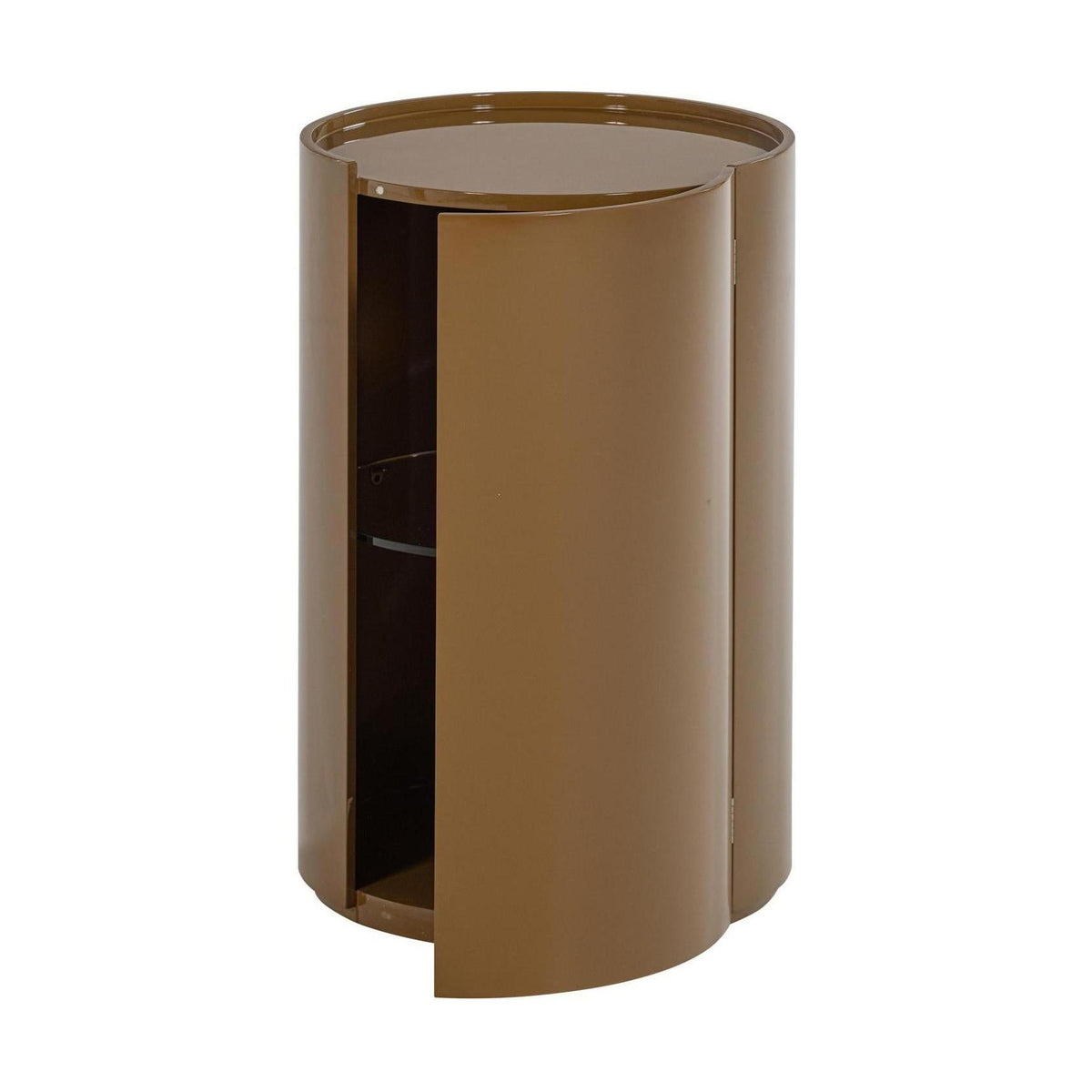 WOOOD Sera kast rond Ø45x72 cm Honinggeel