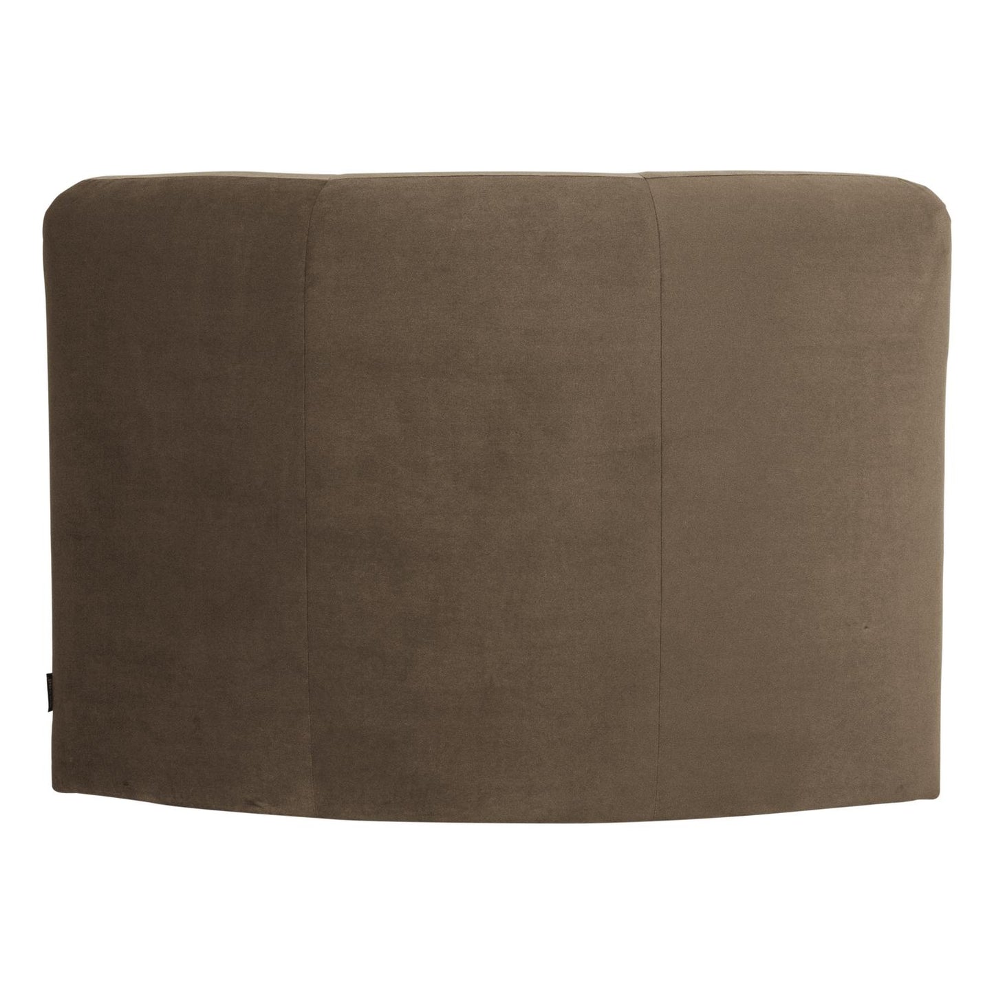 WOOOD Mojo Base eetbank hoek met rugleuning fluweel Taupe