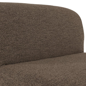 WOOOD Mojo Base 1-zits bank bouclé Bruin Melange