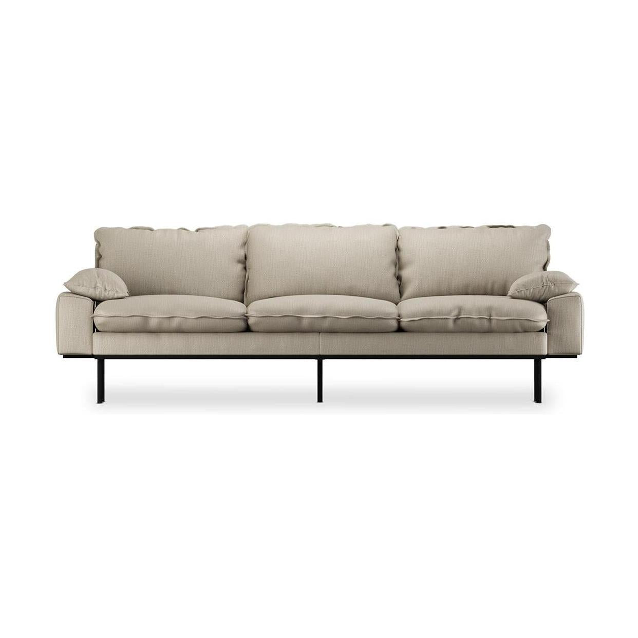 HKliving Retro 4-zitsbank Pure Ivory