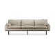 HKliving Retro 4-zitsbank Pure Ivory