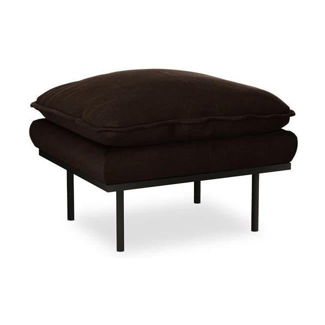 HKliving Retro hocker Royal Velvet Espresso