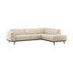 WOOOD Statement hoekbank rechts Beige Melange