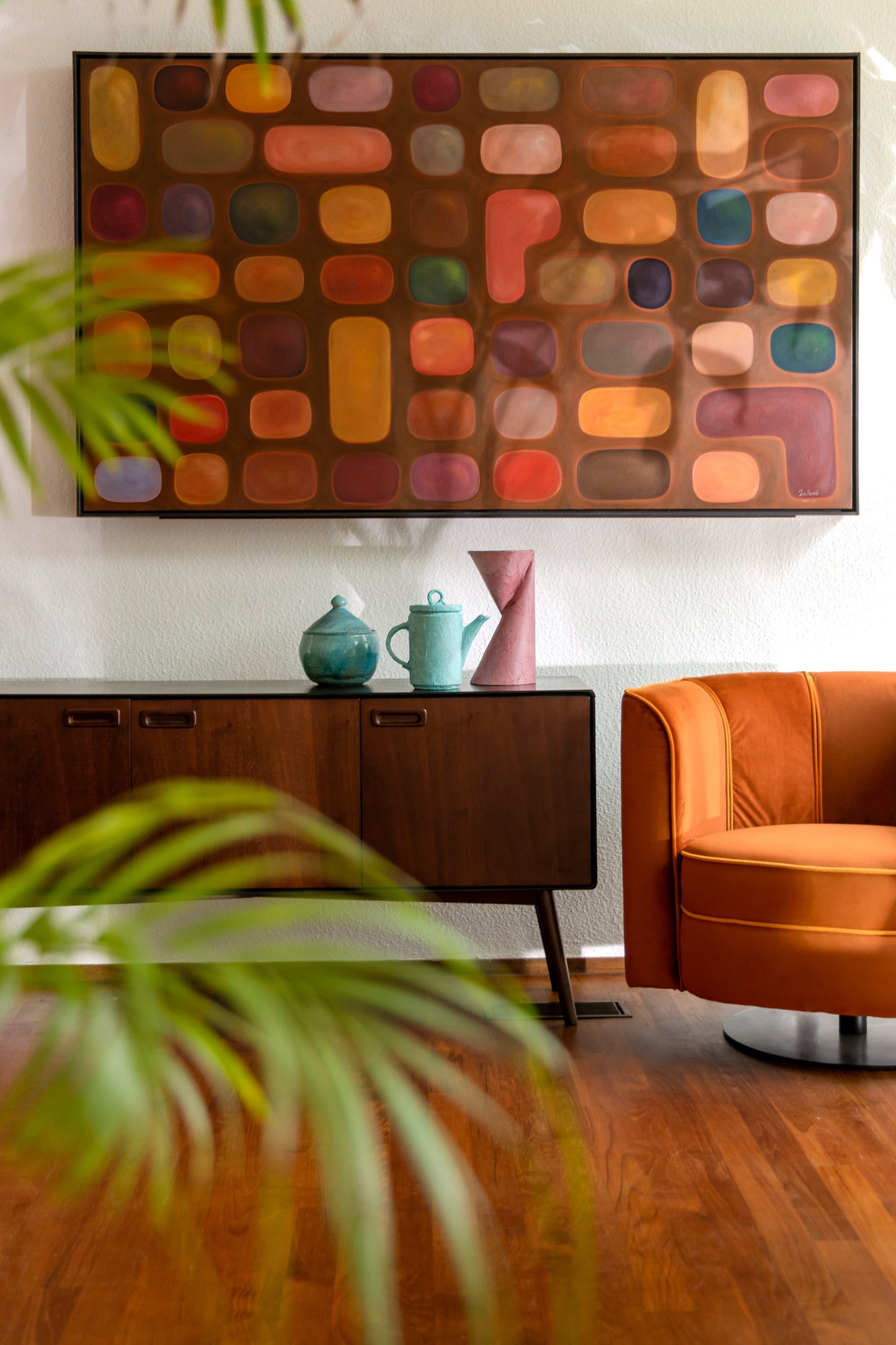 Dutchbone Juju dressoir hoog Walnoot