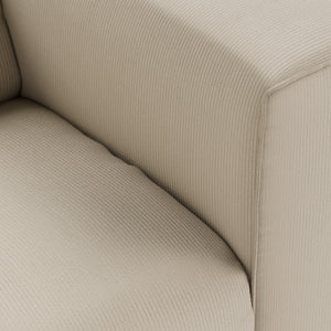 HKliving Flake bank right Corduroy Rib Hay