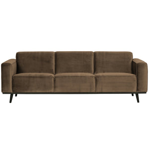 WOOOD Statement 3-zitsbank Velvet Taupe
