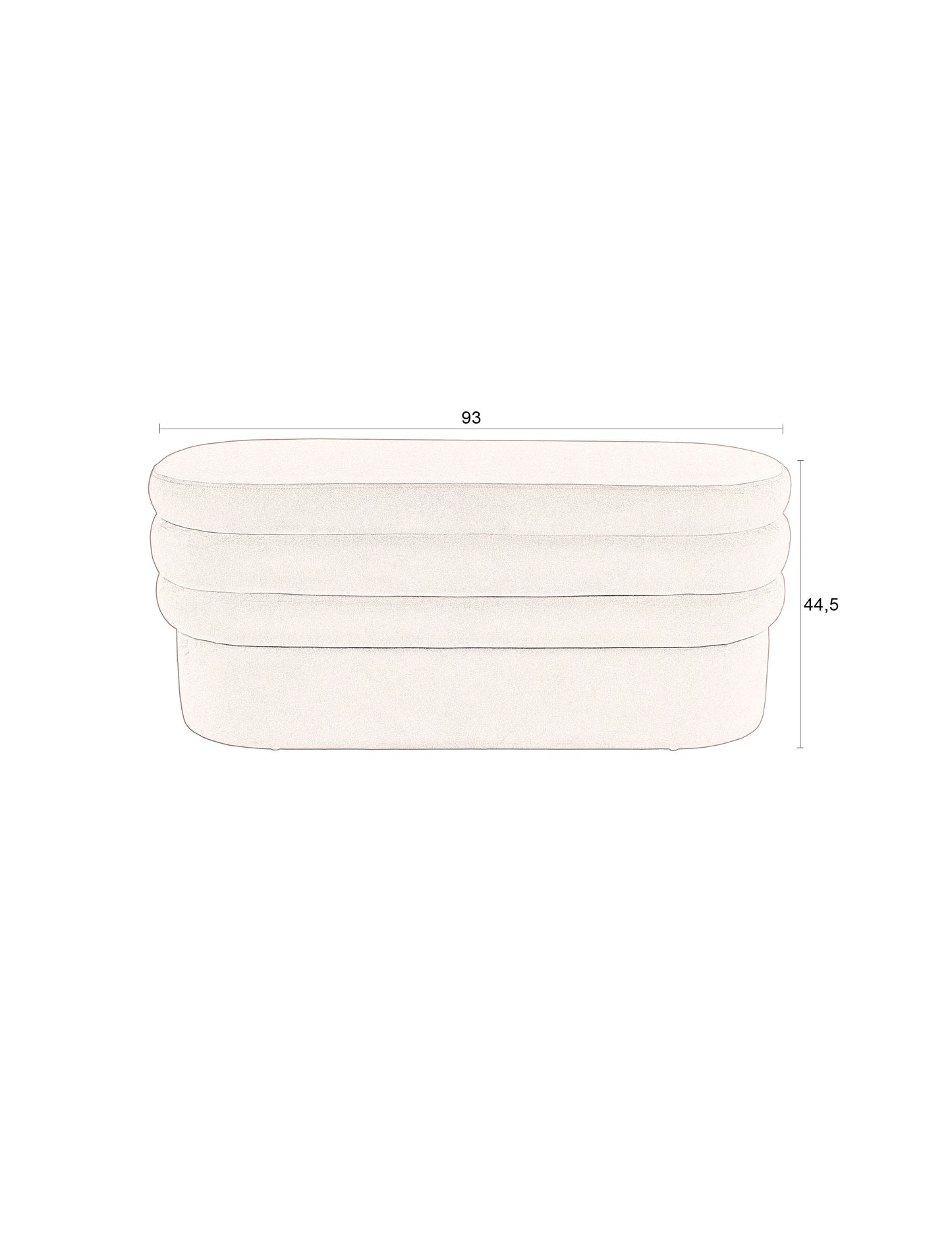 Dutchbone Aditi halbank Brown