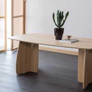 WOOOD Veere eettafel 200x100 cm Naturel