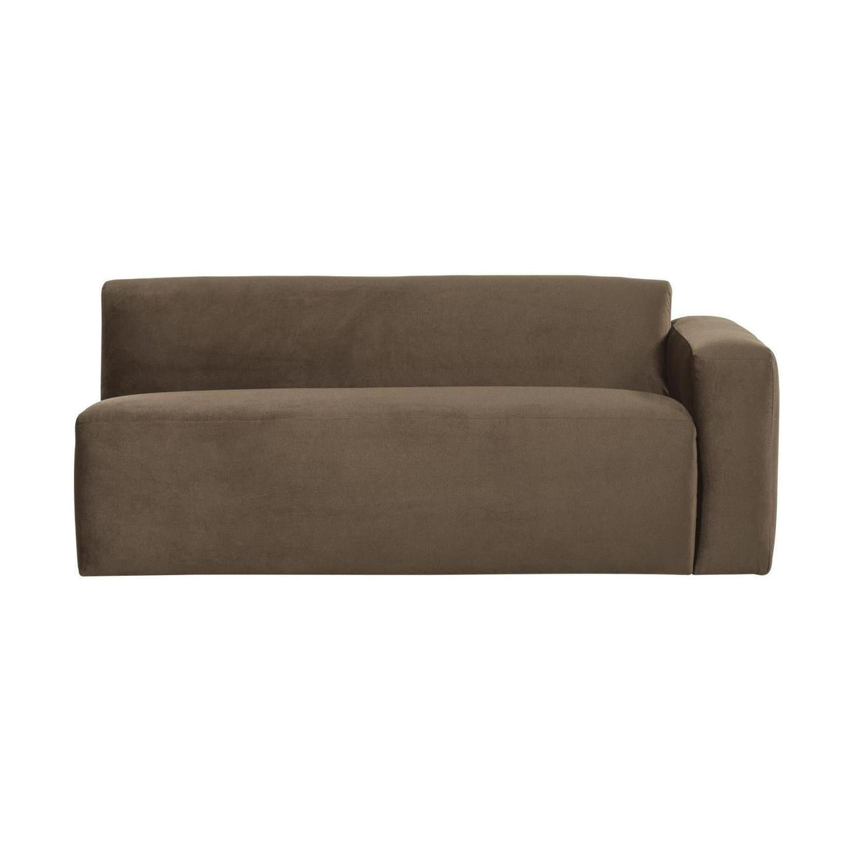 WOOOD Mojo Base 2-zits bank arm rechts velvet Taupe