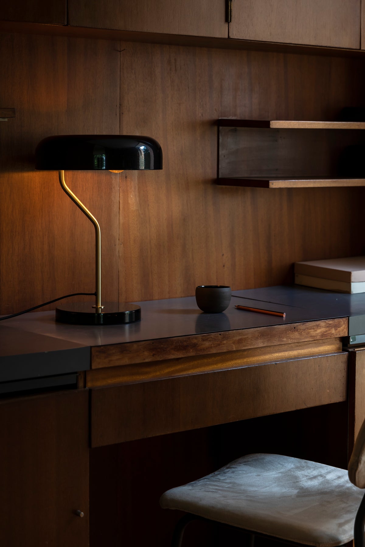 Dutchbone Eclipse bureaulamp Zwart