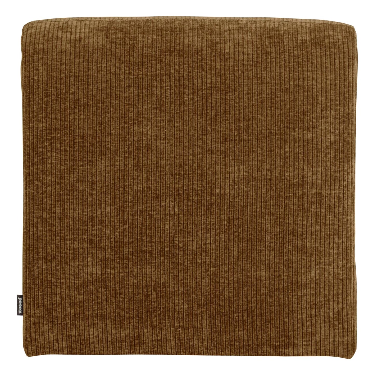 WOOOD Mojo Base eetkamerbank 84 cm met rugleuning rib Honinggeel