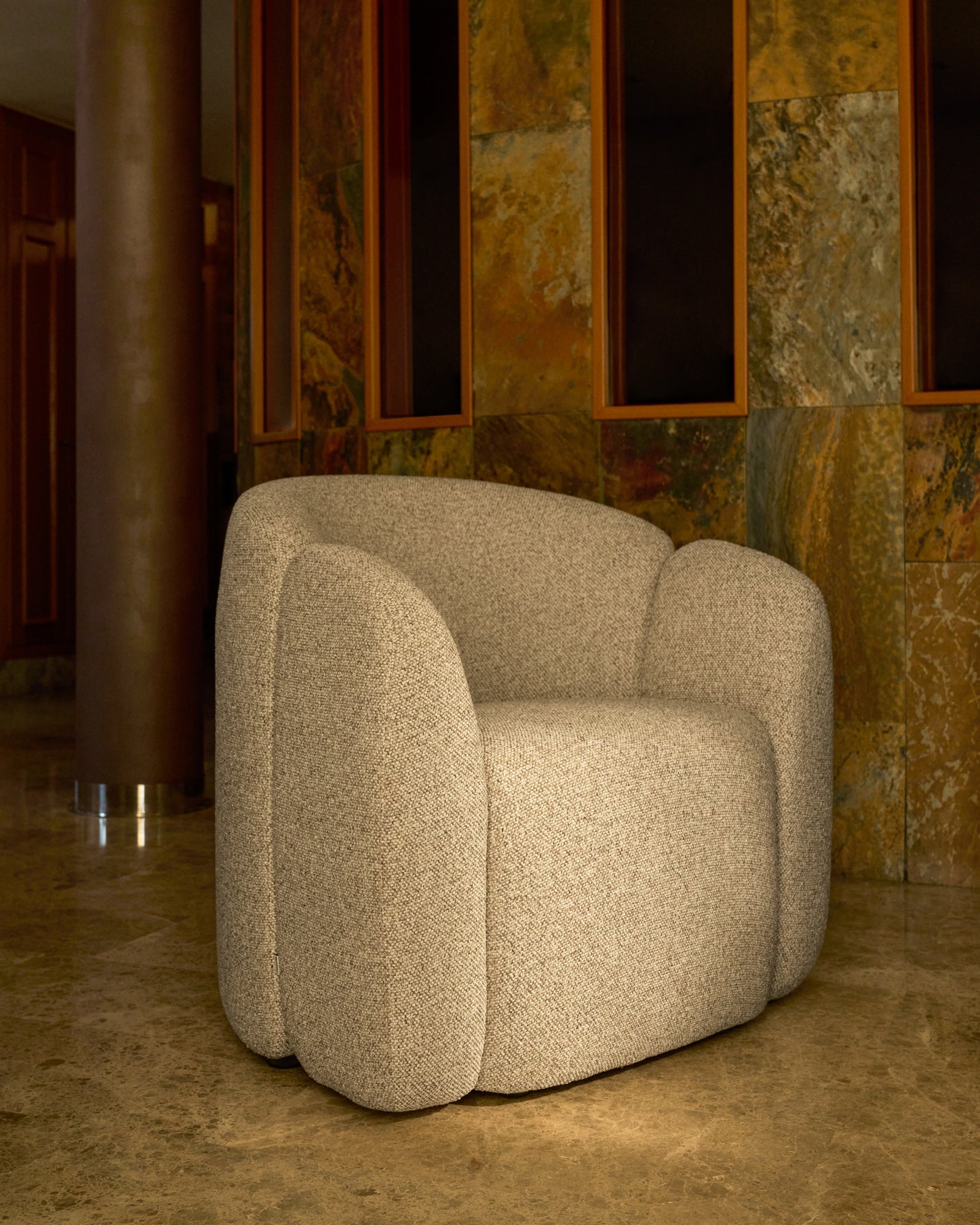 Kave Home Corvena fauteuil 85 cm Beige