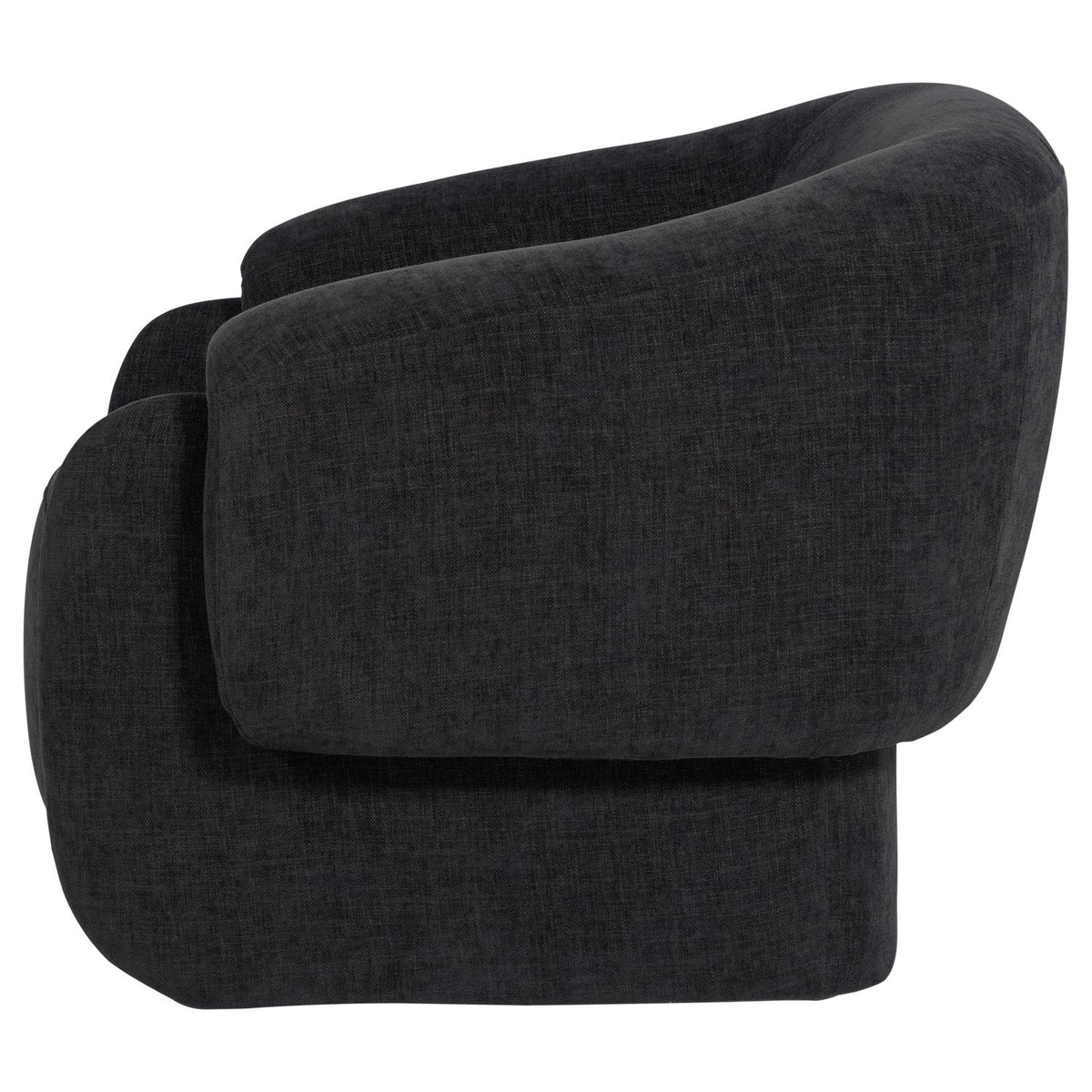 WOOOD Moru fauteuil chenille Denimblauw
