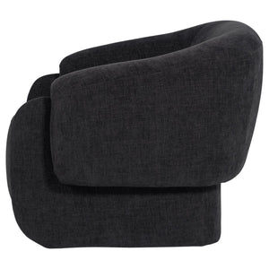 WOOOD Moru fauteuil chenille Denimblauw
