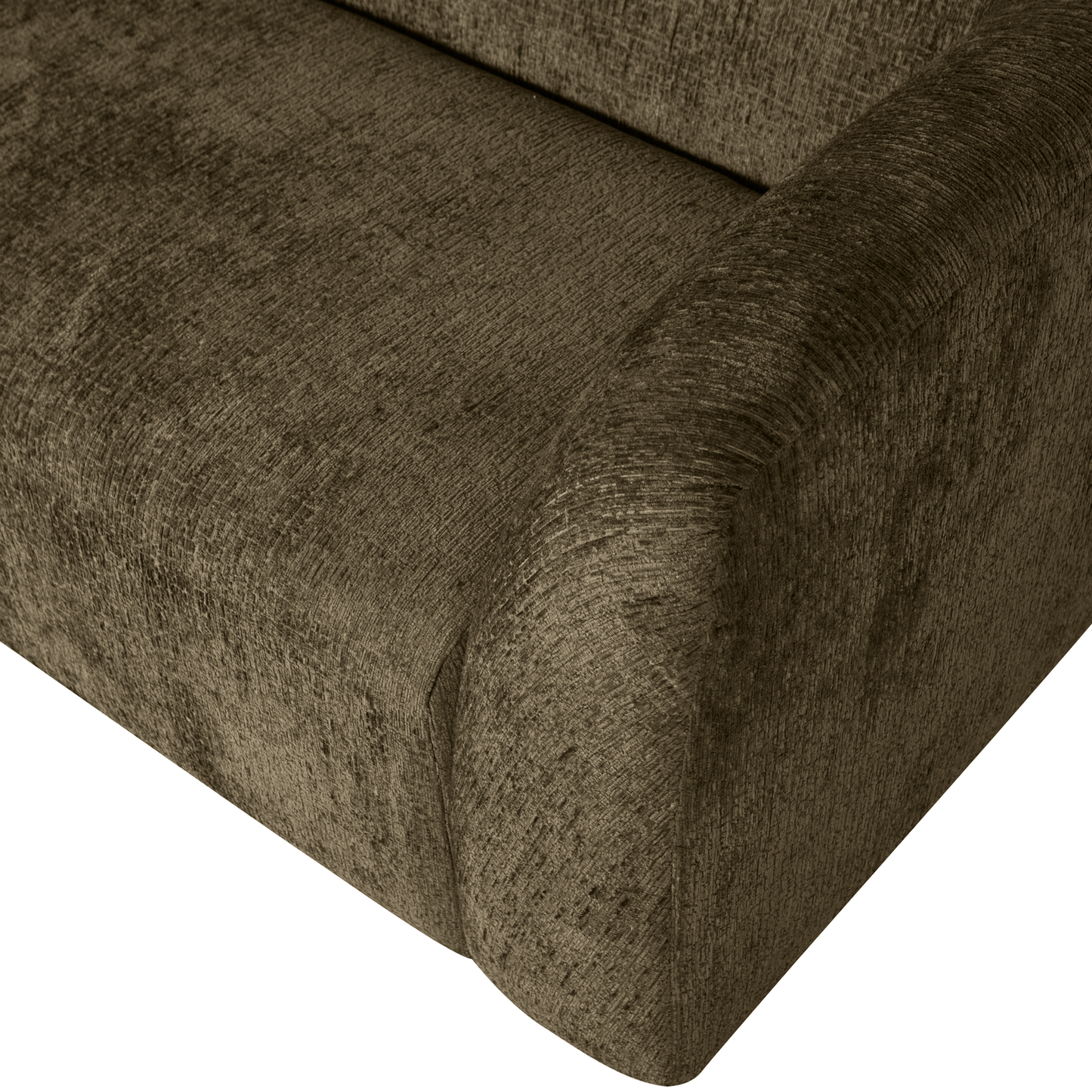 WOOOD Sloping 3-zitsbank velvet Bonsai