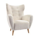 Kave Home Patio fauteuil bouclé Wit