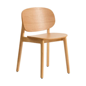 Kave Home Ludara eetkamerstoel eikenhout Beige