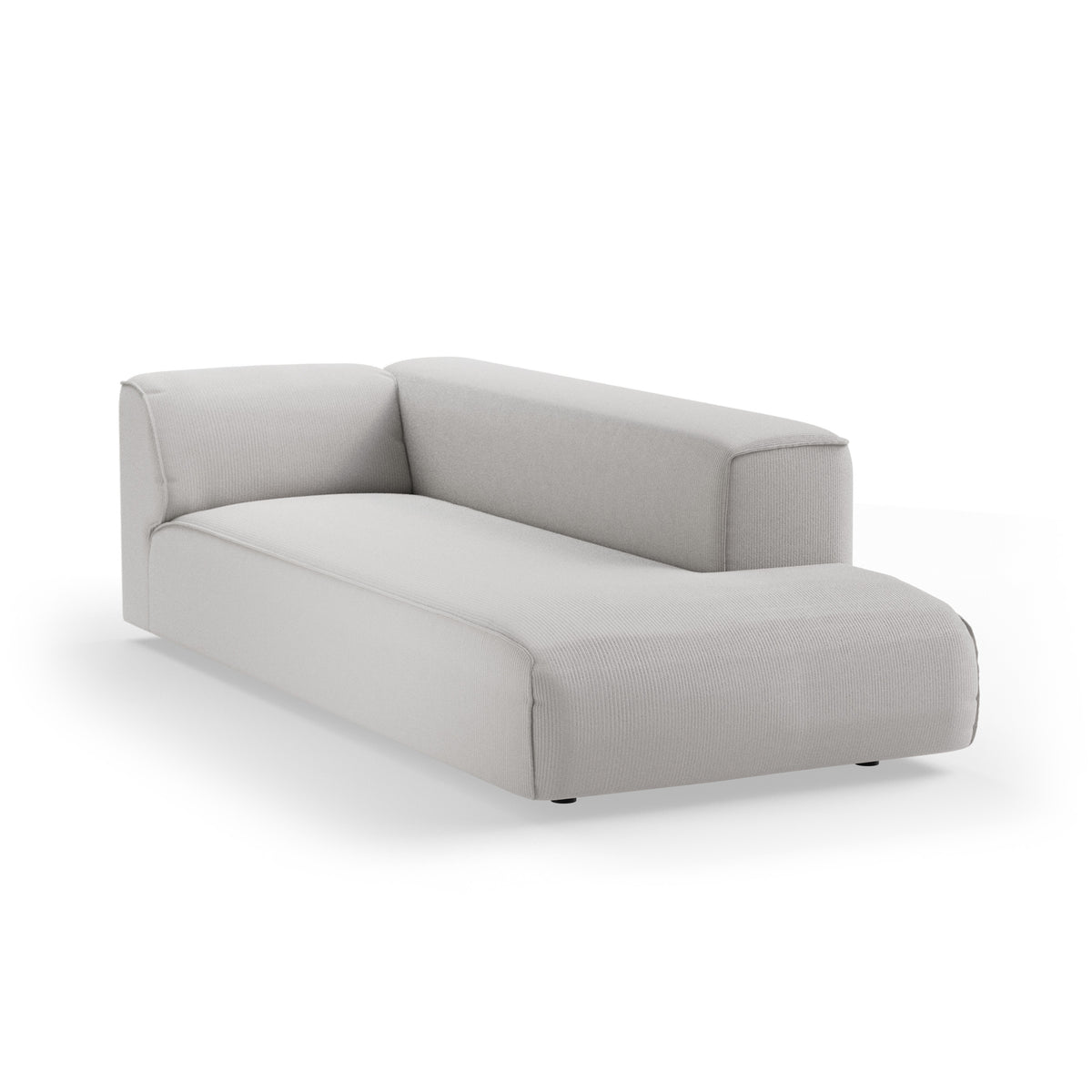 HKliving Flake bank right longchair Corduroy Rib Cream