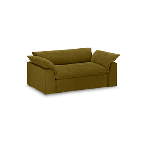 HKliving Nomad bank 204 cm Royal Velvet Olive