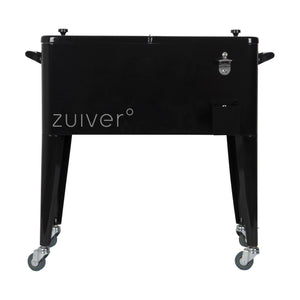 Zuiver Cooler Be Cool koelbox met wieltjes Black