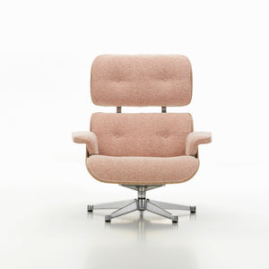 Vitra Eames Loungechair noten zwart Nubia ivory/peach