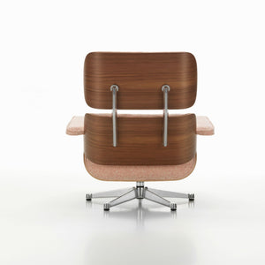 Vitra Eames Loungechair noten zwart Nubia ivory/peach