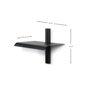 Spinder Design Hola 1 wandplank Zwart