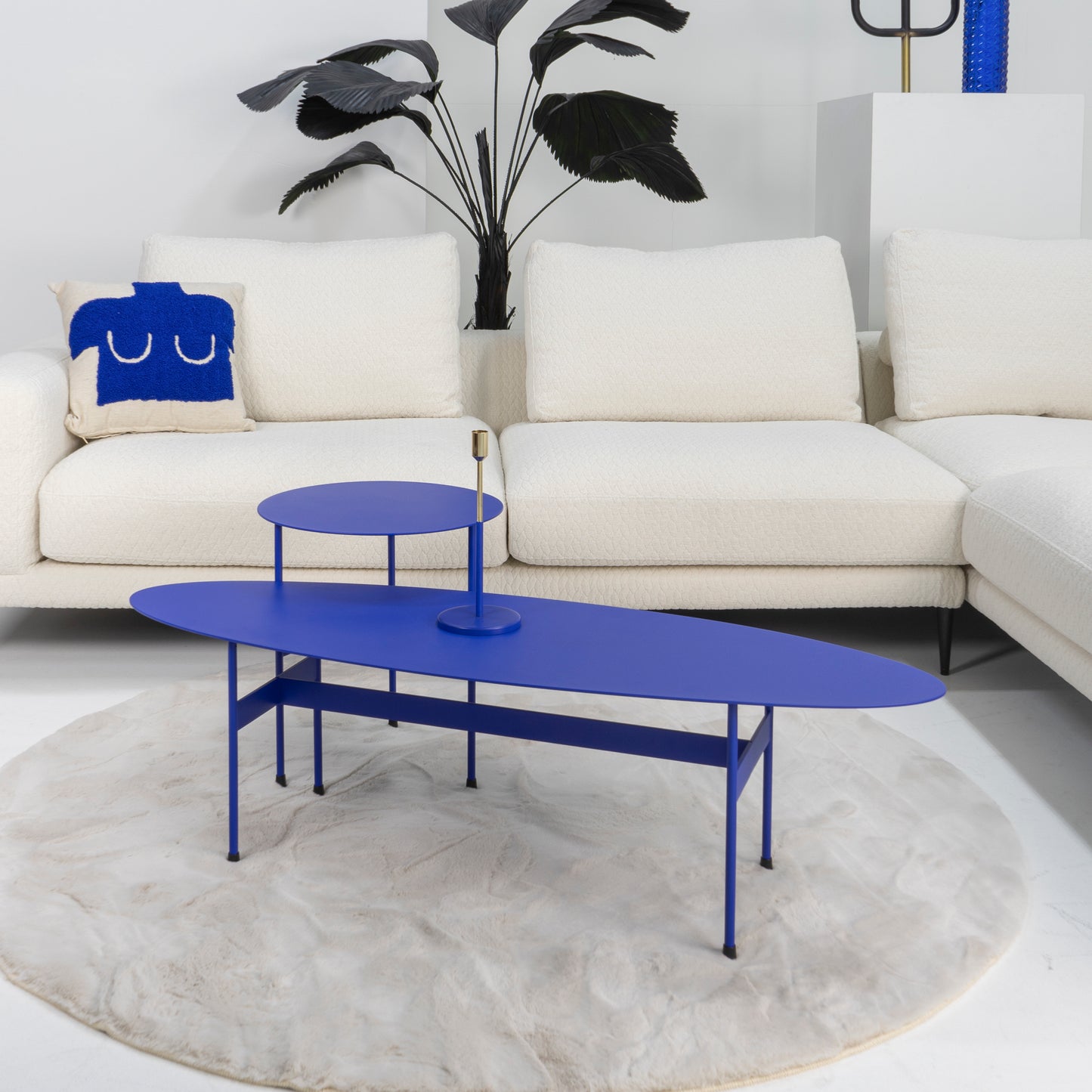 Spinder Design Mira Low bijzettafel Ultramarine