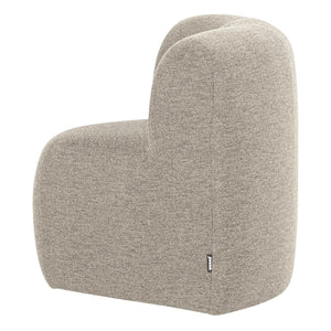 WOOOD Mojo Base eetbank hoek met rugleuning bouclé Beige