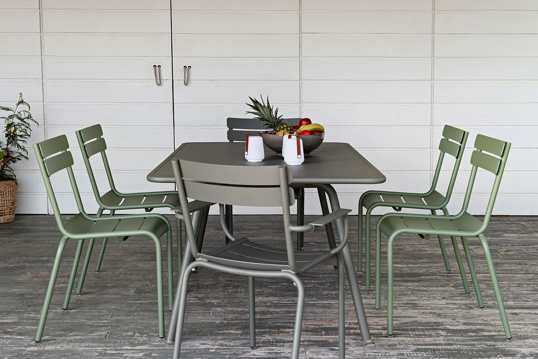 Fermob Luxembourg tuintafel L207 x B100 cm Beige Latte