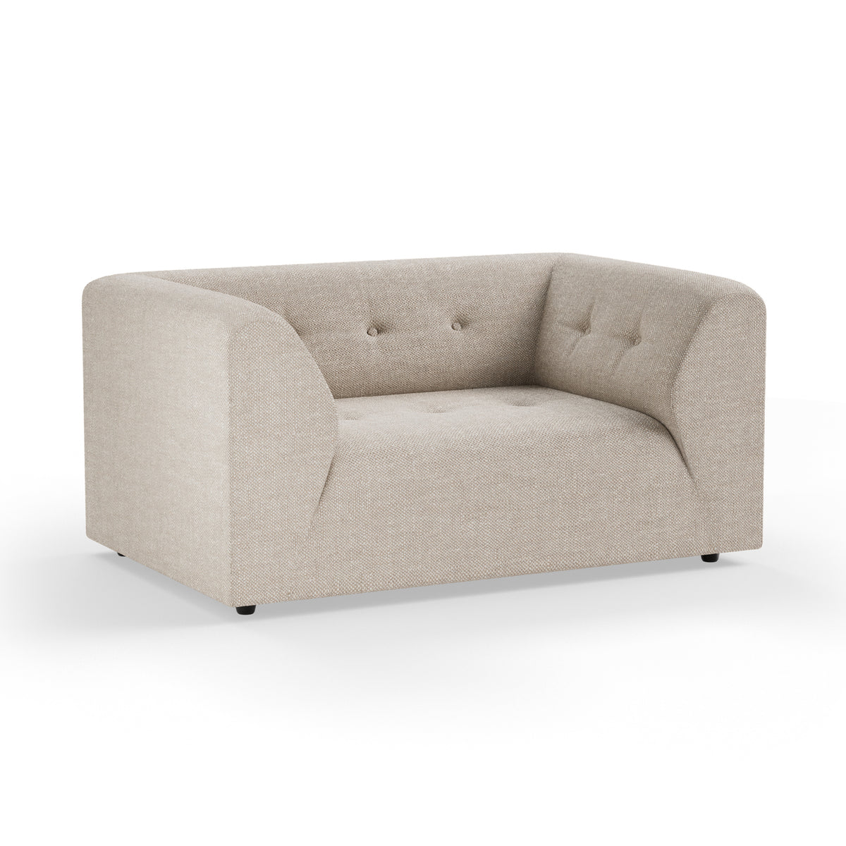 HKliving Vint loveseat Pure Ivory
