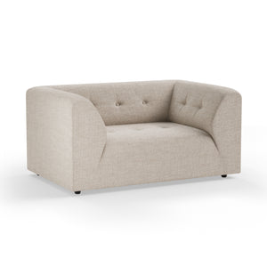 HKliving Vint loveseat Pure Ivory
