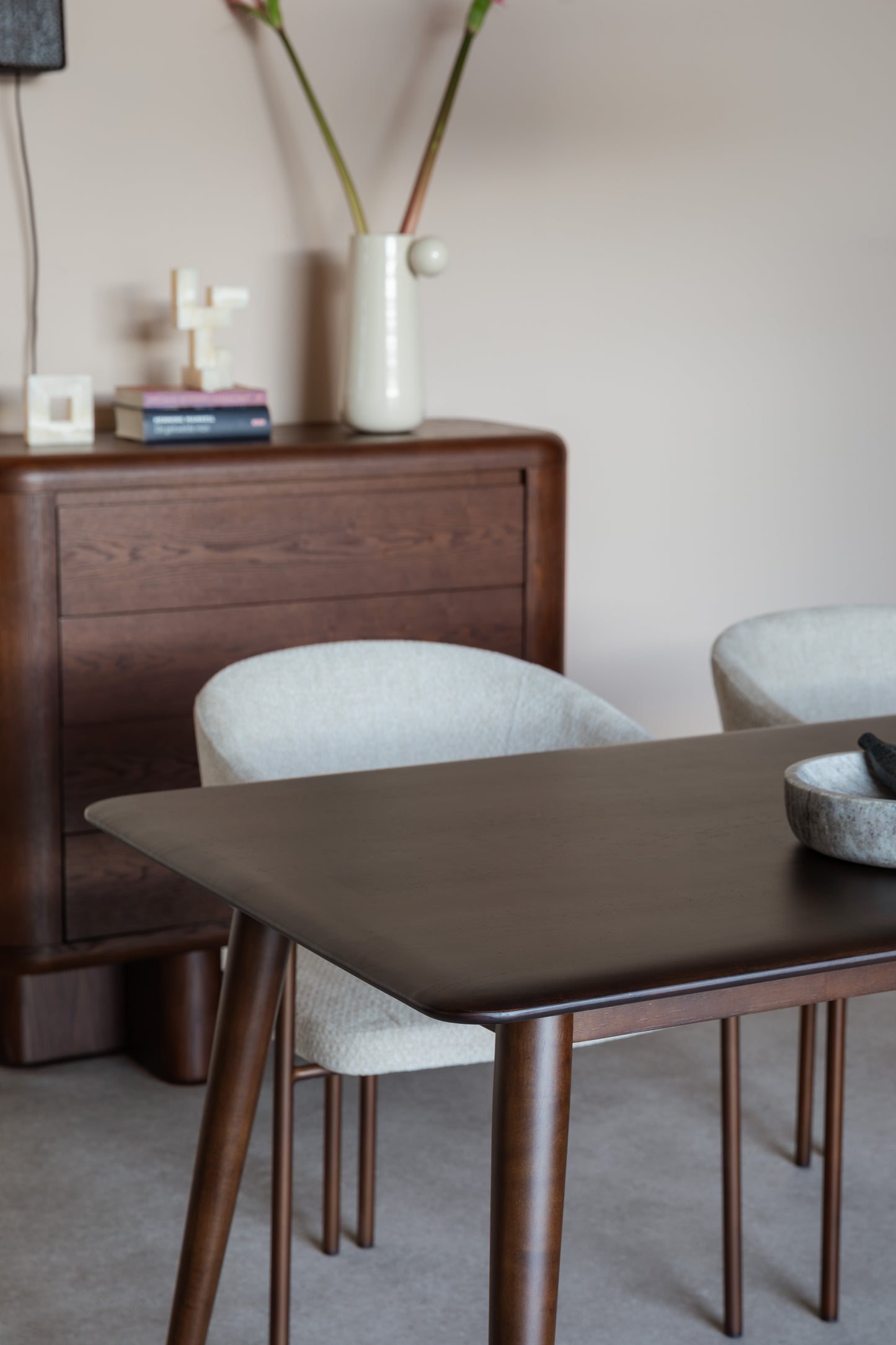 Dutchbone Elroy eettafel 180x80 cm Bruin